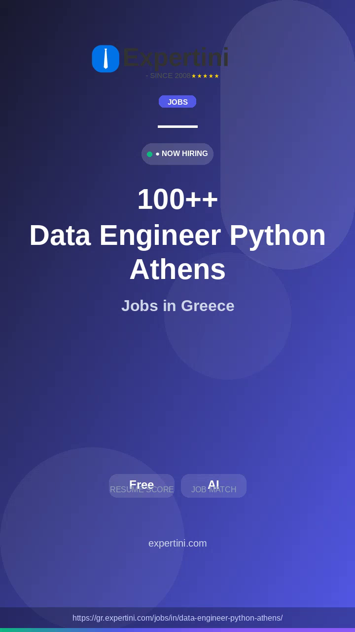 5,611+ Data Engineer Python Athens Jobs in Greece — Top Companies Hiring September 2026